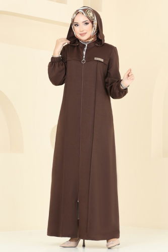 D.V.L. - Abaya 329DVL817 Brown