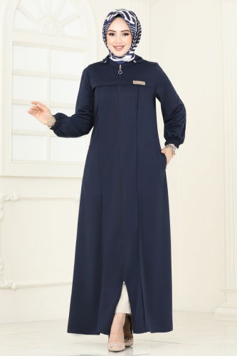 D.V.L. - Abaya 329DVL817 Navy Blue