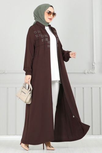 D.V.L. - Abaya 354DVL817 Brown