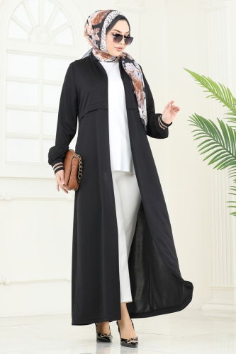 D.V.L. - Abaya 373DVL817 Black