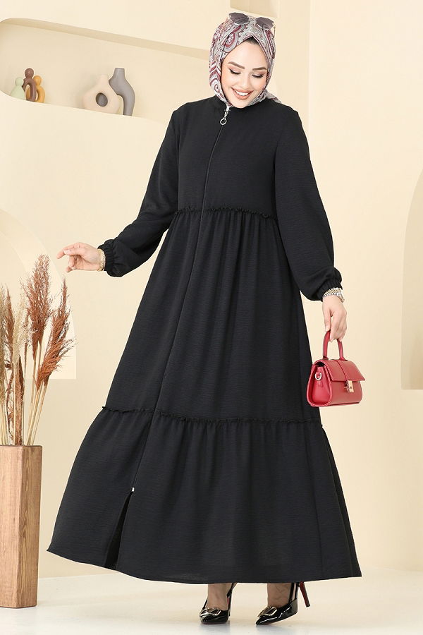 D.V.L. - Abaya 377DVL817 Black