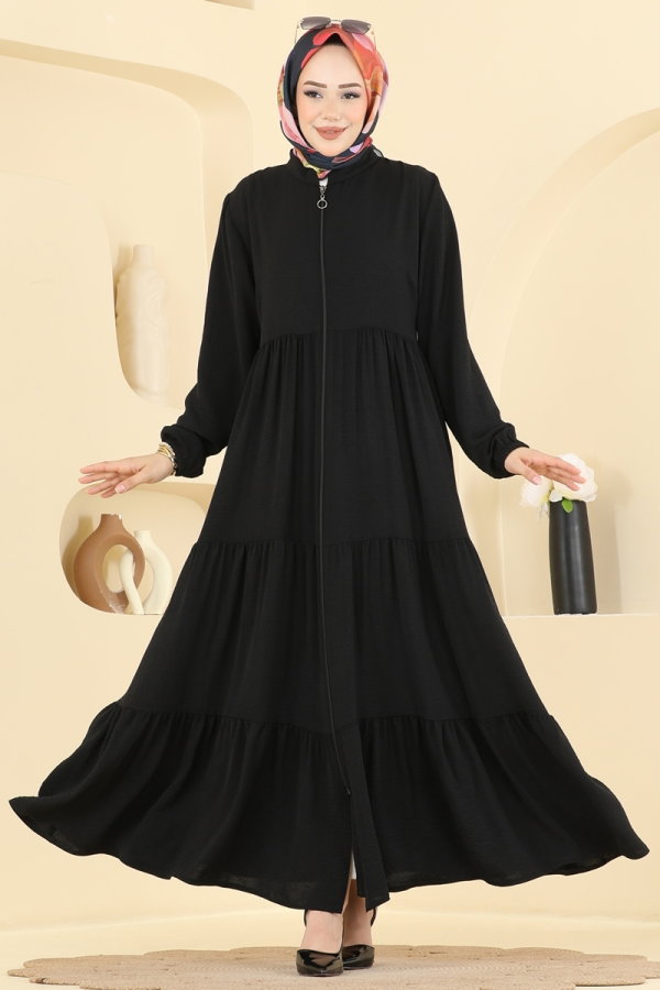 Modaselvim Abaya Abaya 3852ORG1169 Black