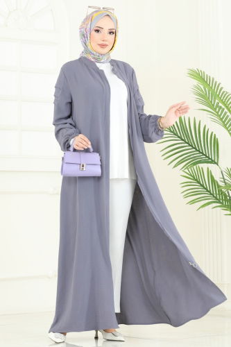 D.V.L. - Abaya 390DVL817 Gray