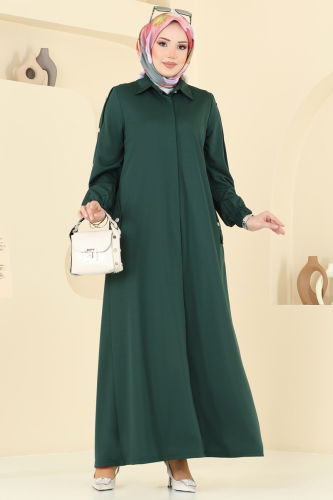 D.V.L. - Abaya 394DVL817 Emerald