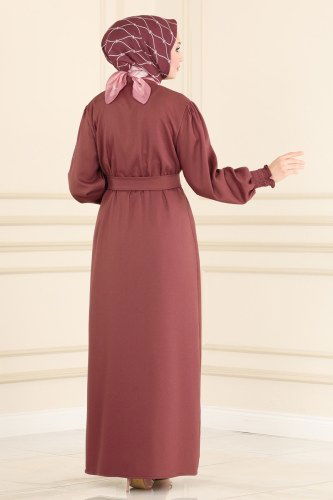 moda selvim 438EFS762 الزهري غامق فراجه - Thumbnail