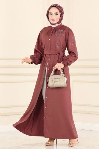 moda selvim 438EFS762 الزهري غامق فراجه - Thumbnail