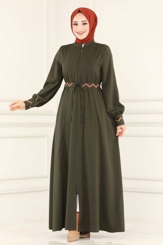 A.H. - Abaya 4523AH193 Khaki