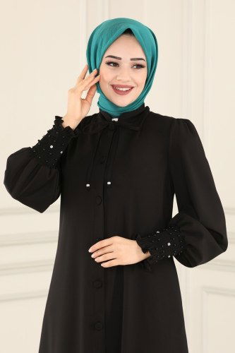 moda selvim 4570AH193 اسود فراجه - Thumbnail