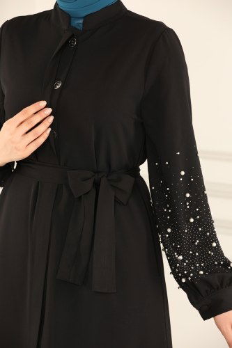 moda selvim 4575AH193 اسود فراجه - Thumbnail