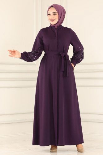A.H. - Abaya 4575AH193 Purple