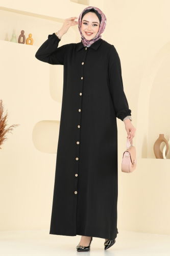 U.Z. - Abaya 6017UZ662 Black