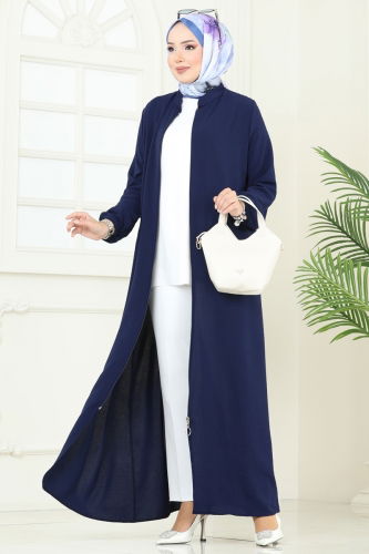 U.Z. - Abaya 6019UZ662 Navy Blue
