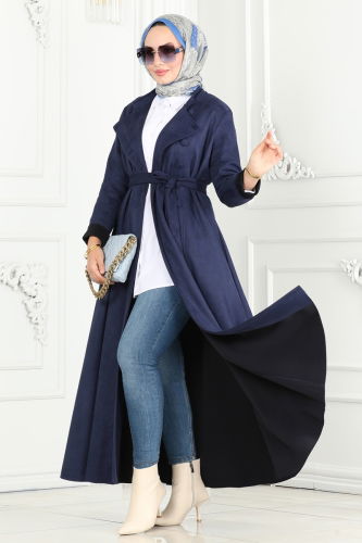 Y.G.S. - Abaya 6605YG95 Navy Blue