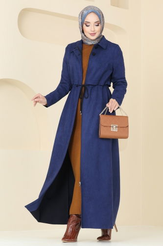 Y.G.S. - Abaya 6606YG95 Navy Blue