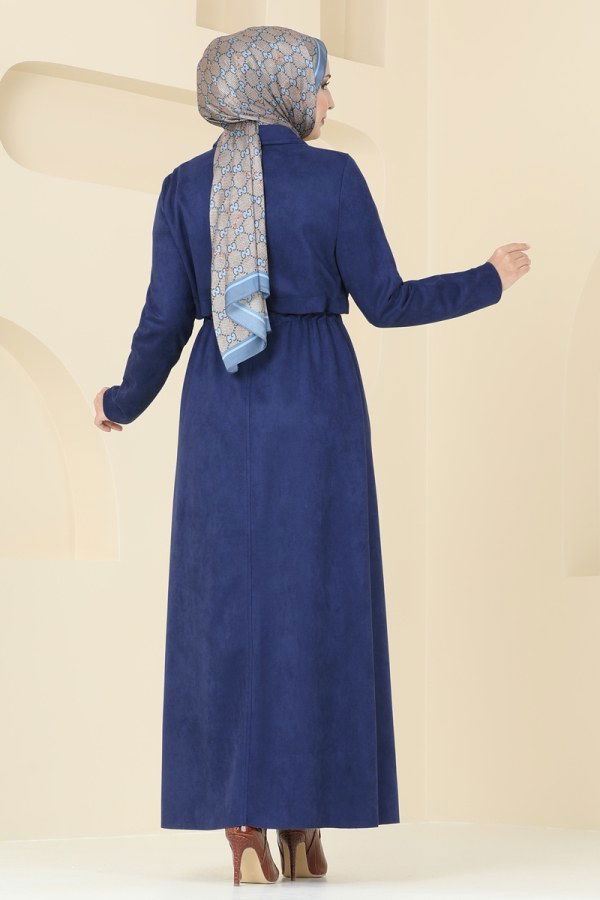 Abaya 6606YG95 Navy Blue - 4