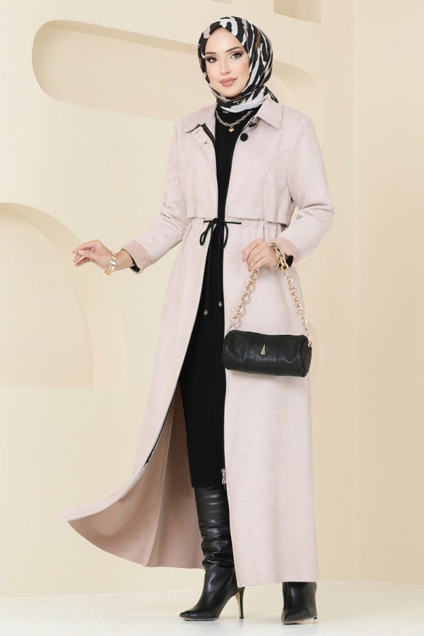 Abaya 6606YG95 Stone - 2