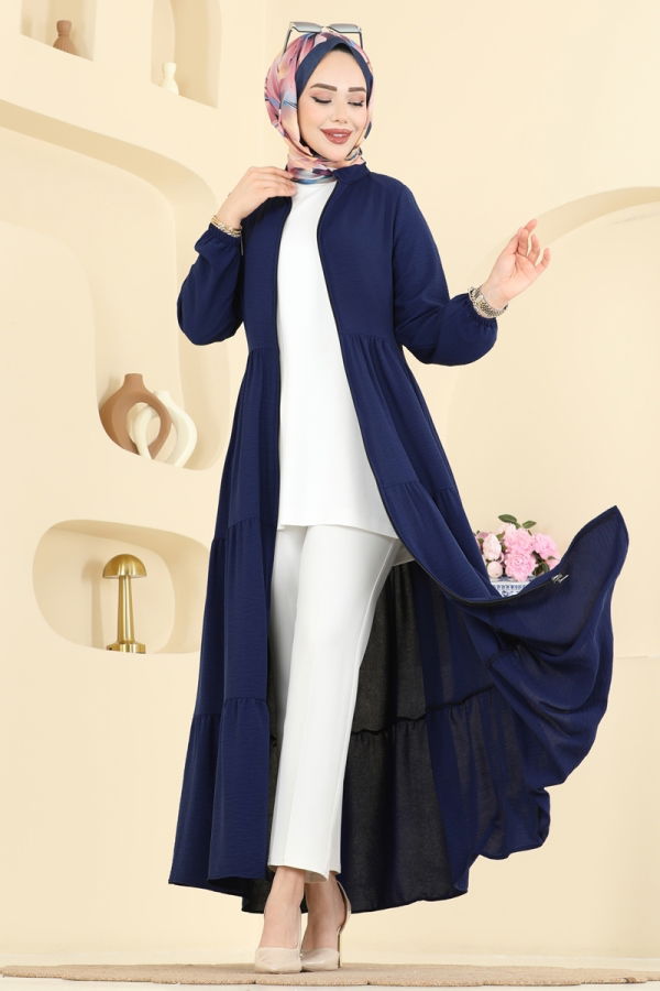 Modaselvim Abaya Abaya 7052TGZ1164 Navy Blue