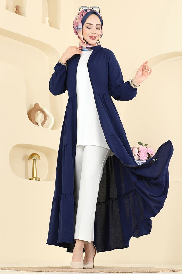 T.G.Z. - Abaya 7052TGZ1164 Navy Blue