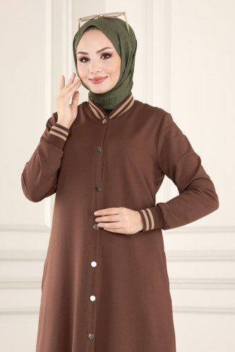 moda selvim 7089NZR779 البني فراجه - Thumbnail