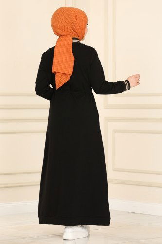 moda selvim 7099NZR779 لون أسود مع فيزيون فراجه - Thumbnail