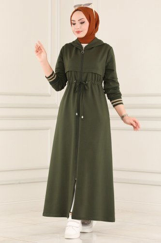 moda selvim 7102NZR779 لون هاكي مع فيزيون فراجه - Thumbnail