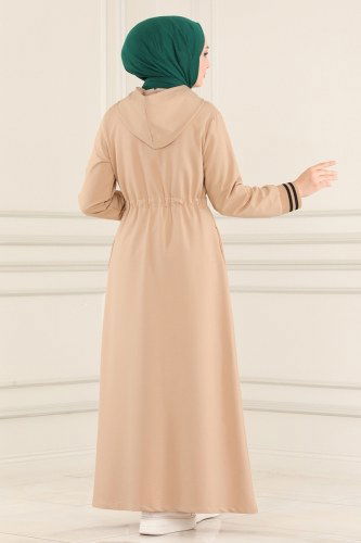moda selvim 7102NZR779 لون فيزيون مع أسود فراجه - Thumbnail