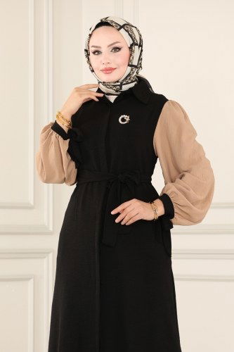 moda selvim 7181NZR779 اسود فراجه - Thumbnail