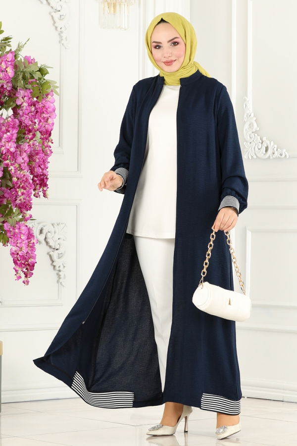 Abaya 7313NZR779 Navy Blue - 1