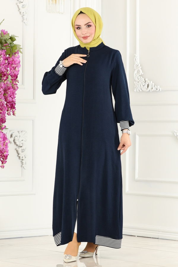 Abaya 7313NZR779 Navy Blue - 2