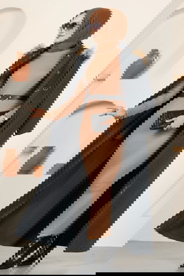 Modaselvim خصم صافٍ20%+20% في سلة التسوق 8056UKB139 لون الرصاصي فراجه