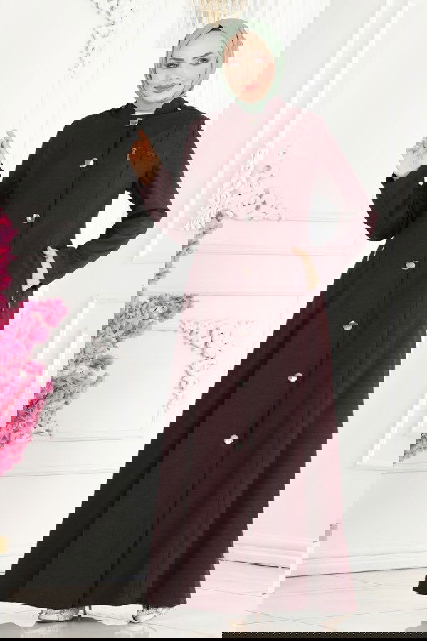 Modaselvim NET 20%+20% DISCOUNT IN THE CARD Abaya 81224PD194 Dark Damson