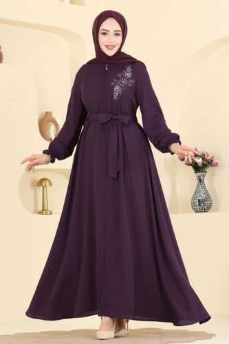A.B. - Abaya 8237AB368 Damson