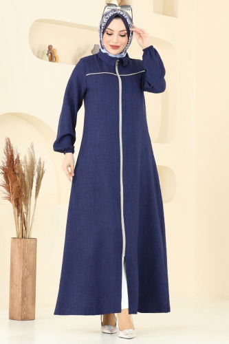 O.Z.N. - Abaya 831OZN1046 Navy Blue