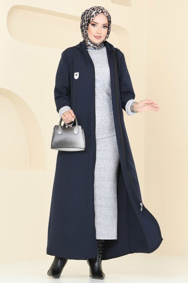 Abaya 9003MSA980 Navy Blue - 2