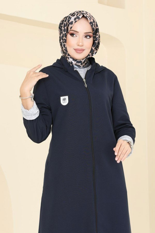 Abaya 9003MSA980 Navy Blue - 4