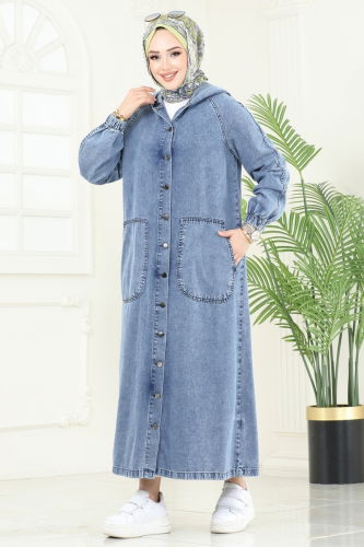 Y.L.D. - Abaya 9005YLD1073 Washed Light Jeans