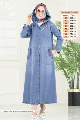 Y.L.D. - Abaya 9006YLD1073 Washed Light Jeans