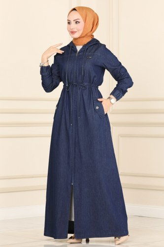 M.Z. - Abaya 9318MZ203 Dark Denim