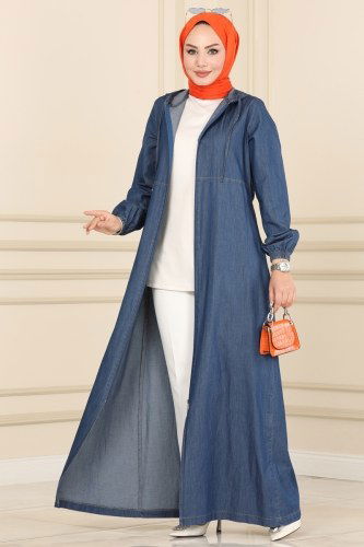 M.Z. - Abaya 9321MZ203 Dark Denim