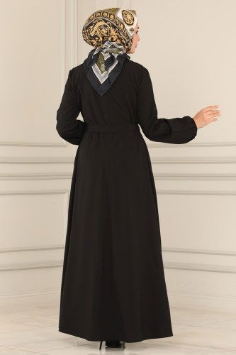 moda selvim ASM2612 اسود فراجه - Thumbnail
