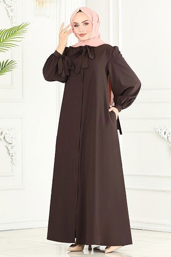 moda selvim ASM2662 البني فراجه - Thumbnail