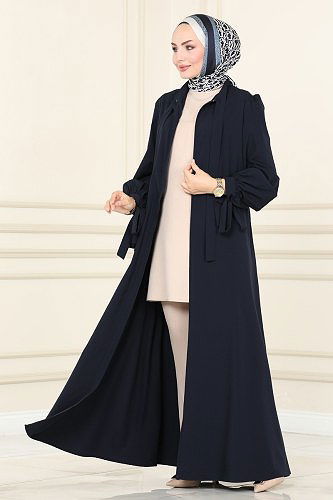 moda selvim ASM2662 كحلي فراجه - Thumbnail