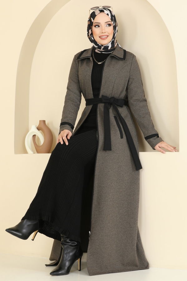 Modaselvim Abaya Abaya ASM9167 Brown