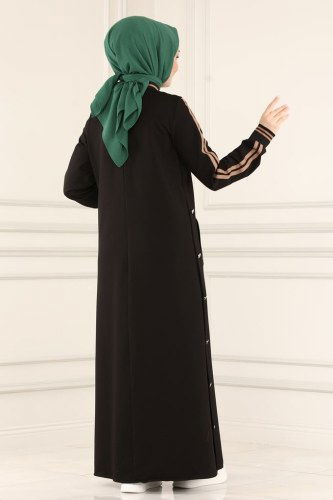 moda selvim PL8031 اسود فراجه - Thumbnail