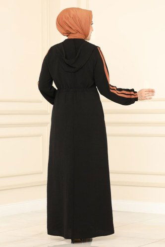 moda selvim PL8046 اسود فراجه - Thumbnail