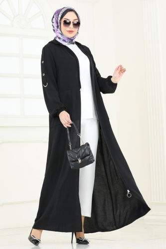 P.L. - Abaya PL8065 Black