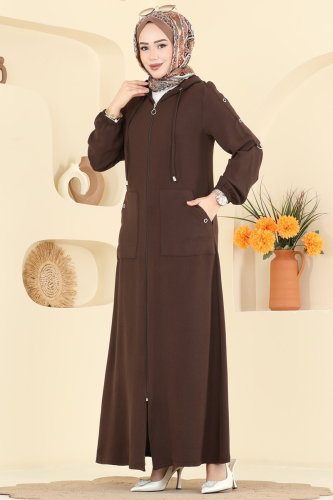 P.L. - Abaya PL8065 Brown