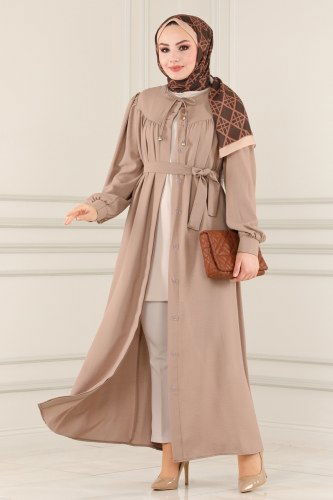 moda selvim Abaya PL8074 Vision - Thumbnail