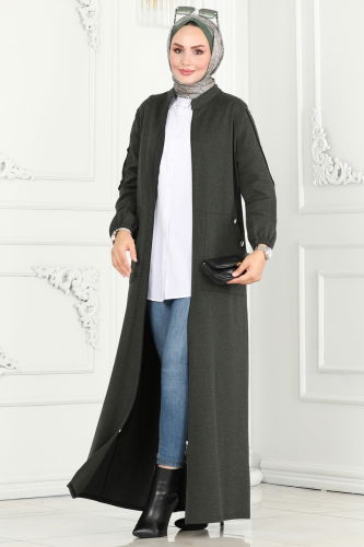 P.L. - Abaya PL9076 Khaki