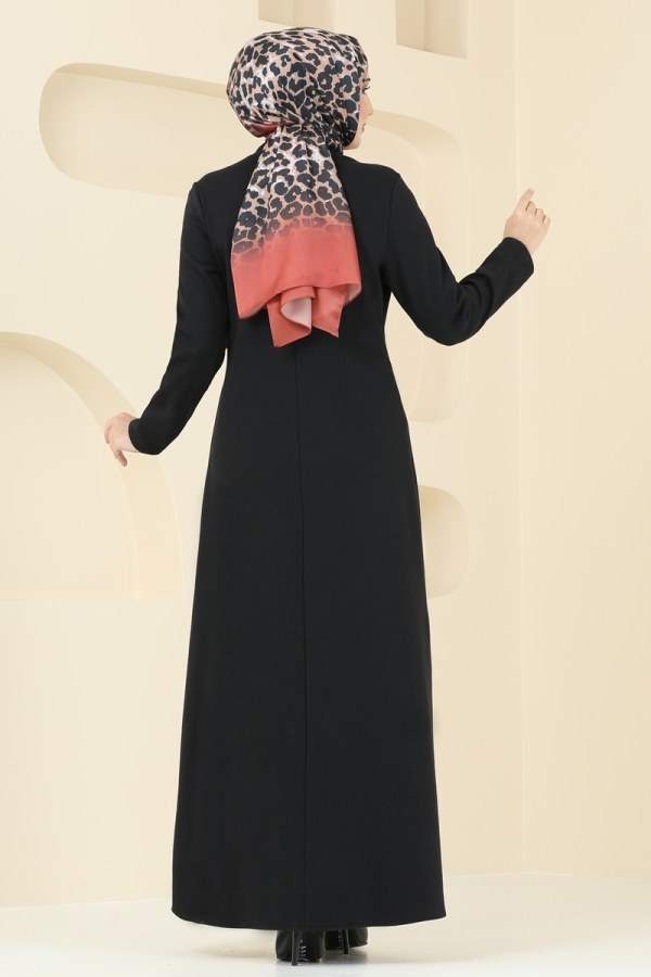 Abaya PL9077 Black - 5